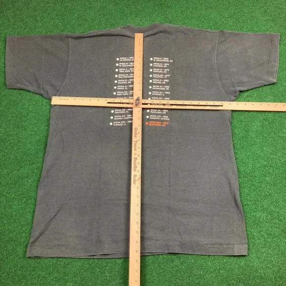 Vintage Narcotics Anonymous Shirt Mens XL Black 1994 Tour WCNA Single Stitch 90s - Picture 11 of 14